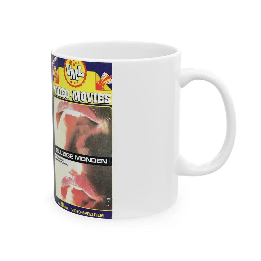 GULZIGE MONDEN (VHS COVER) - White Coffee Mug - Go Mug Yourself