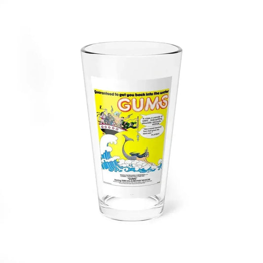 GUMS 1976 Movie Poster - Pint Glass 16oz 16oz - Go Mug Yourself
