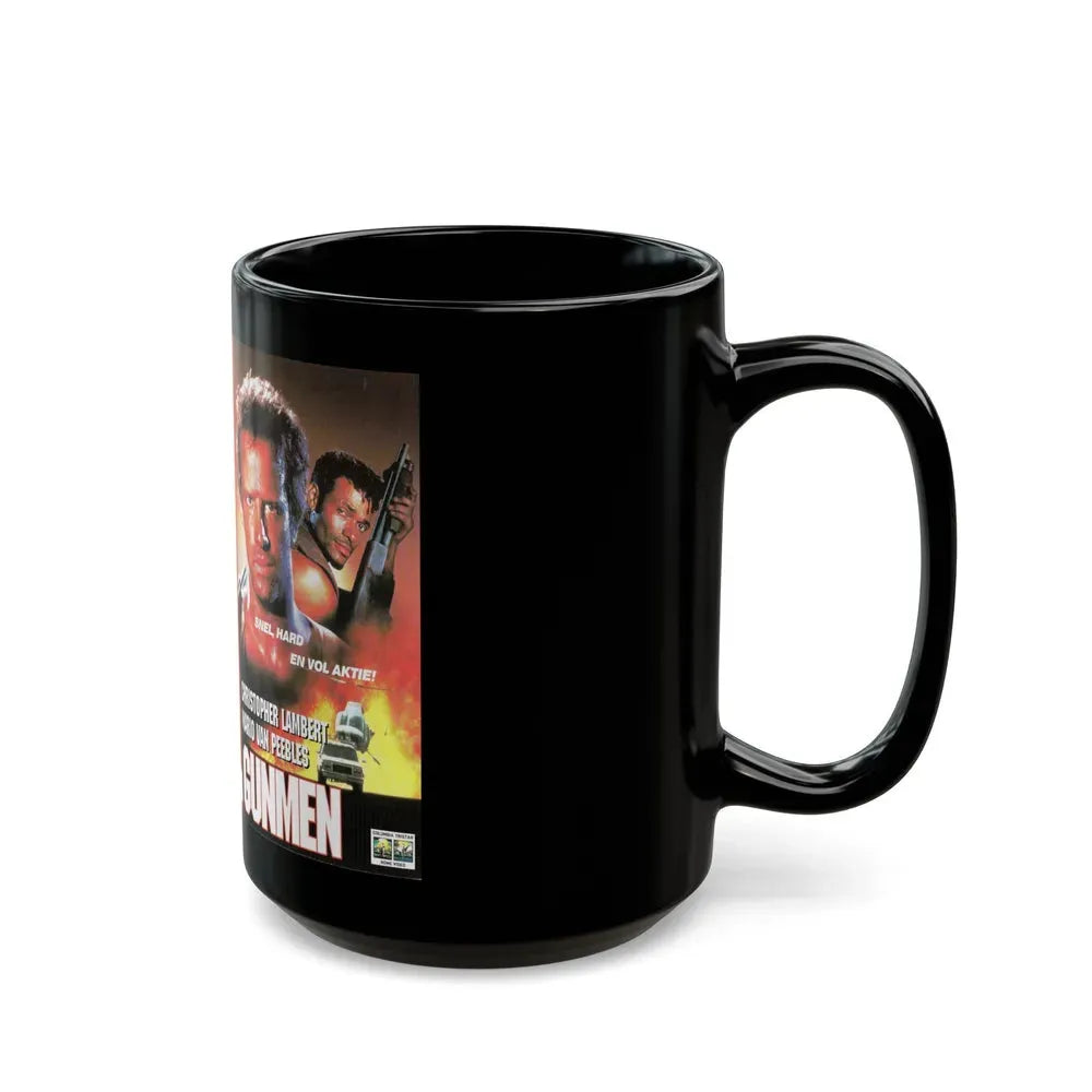 GUNMEN (VHS COVER) - Black Coffee Mug - Go Mug Yourself