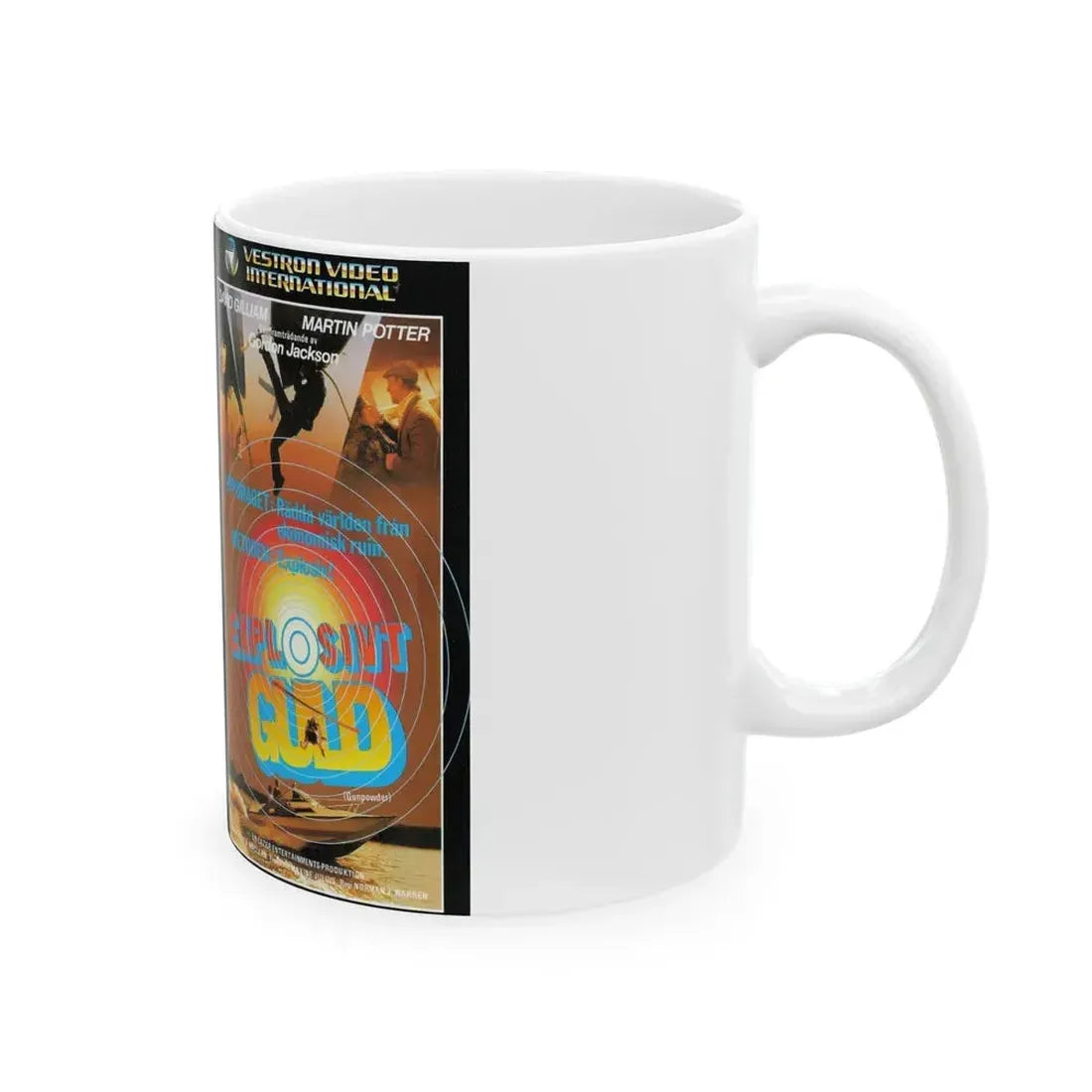 GUNPOWDER (VHS COVER) - White Coffee Mug - Go Mug Yourself