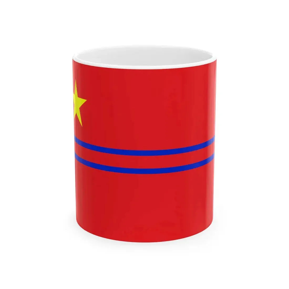 Guo Moruos Proposal Flag for the PRC (China) White Coffee Mug 11oz - Go Mug Yourself