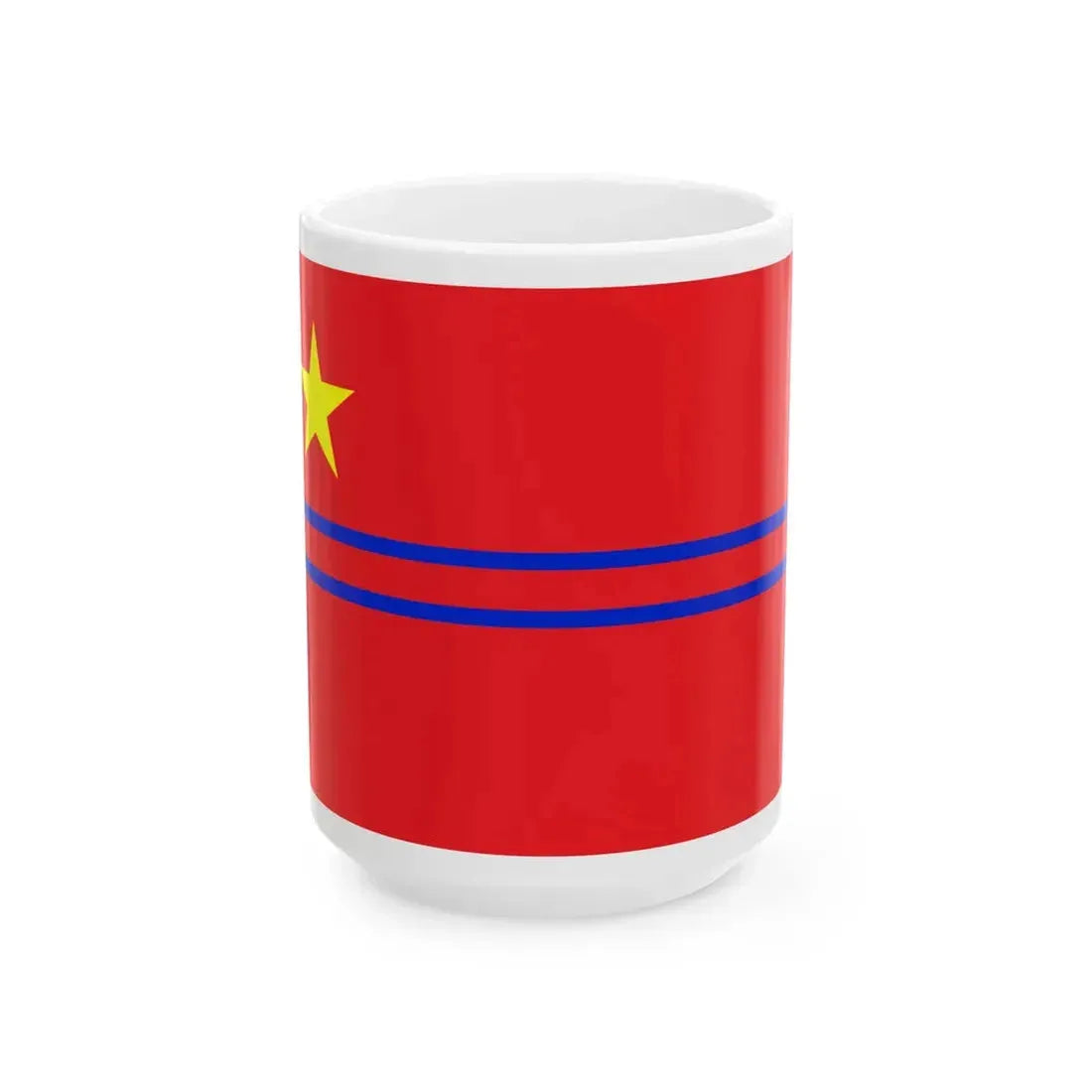 Guo Moruos Proposal Flag for the PRC (China) White Coffee Mug 15oz - Go Mug Yourself