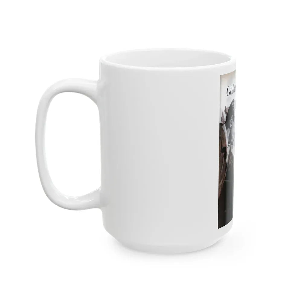 Gus Finds a Golden Thread, Popular Science, 1953 - White Coffee Mug - Go Mug Yourself