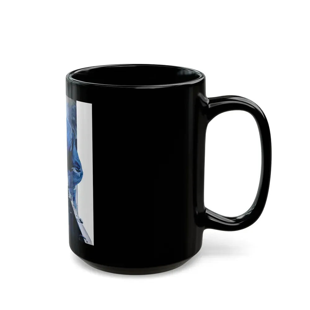 Gus Fixes the Local Scrooge, Popular Science, December 1950 - Black Coffee Mug - Go Mug Yourself