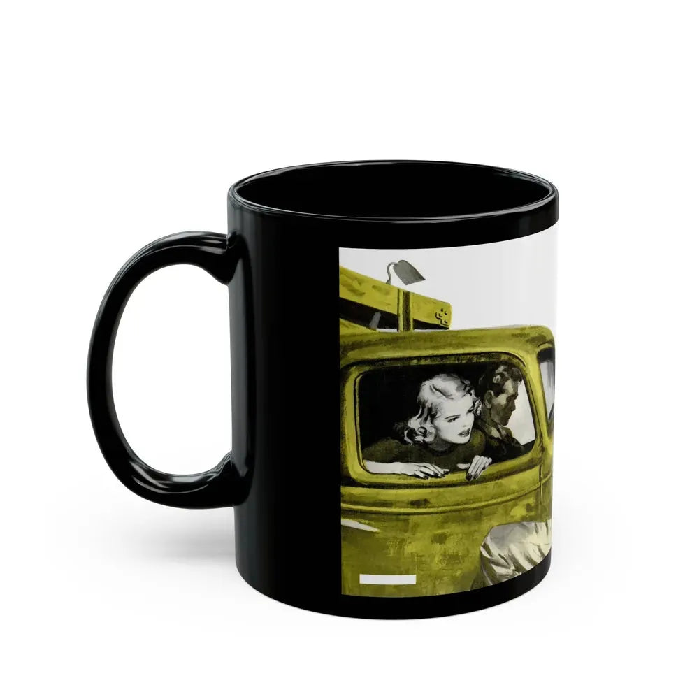 Gus Peps Up a Tired Truck, Popular Science, 1953 - Black Coffee Mug - Go Mug Yourself
