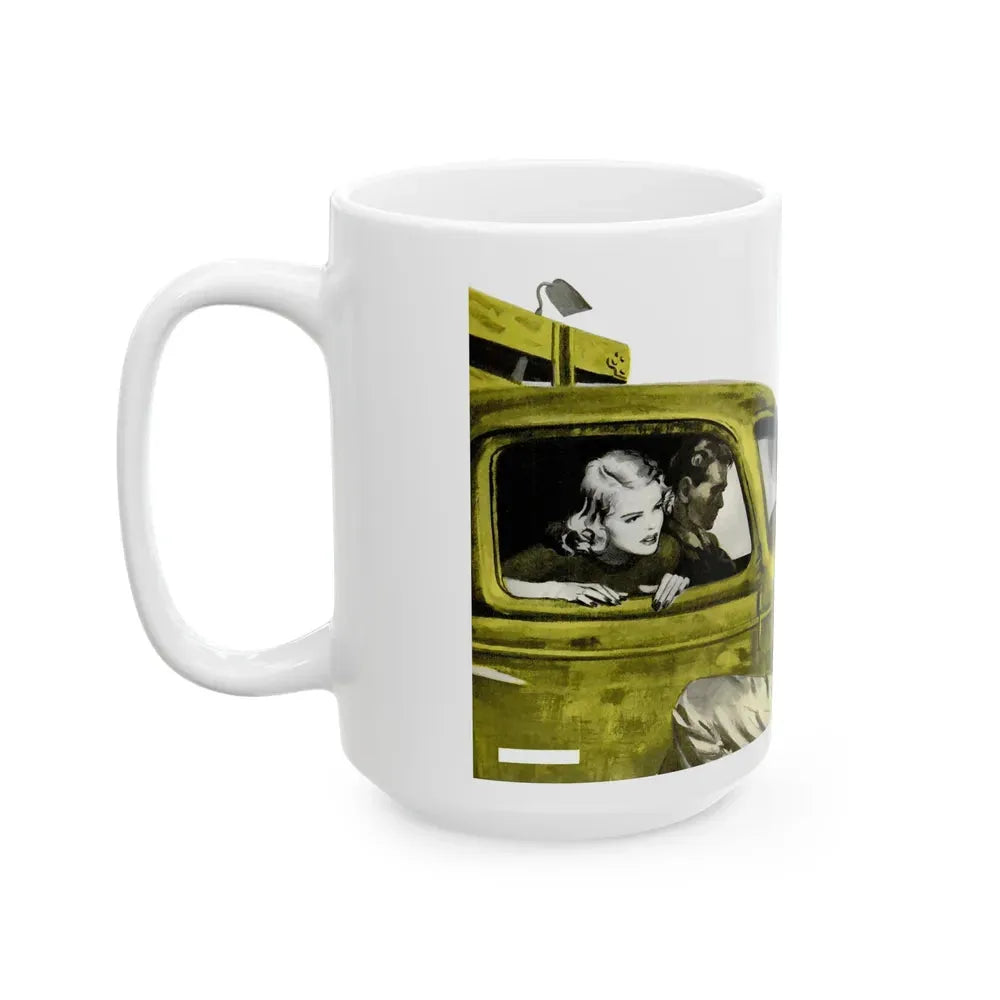 Gus Peps Up a Tired Truck, Popular Science, 1953 - White Coffee Mug - Go Mug Yourself