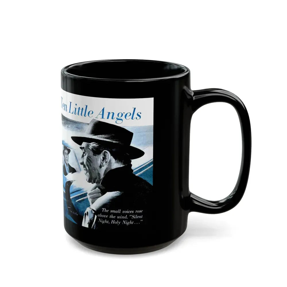 Gus Rescues Ten Little Angels, Popular Science, December 1952 - Black Coffee Mug - Go Mug Yourself