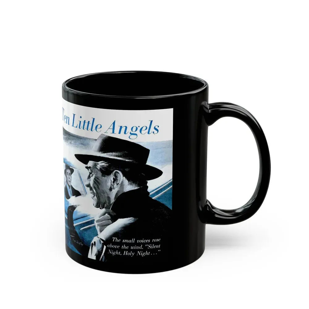 Gus Rescues Ten Little Angels, Popular Science, December 1952 - Black Coffee Mug - Go Mug Yourself