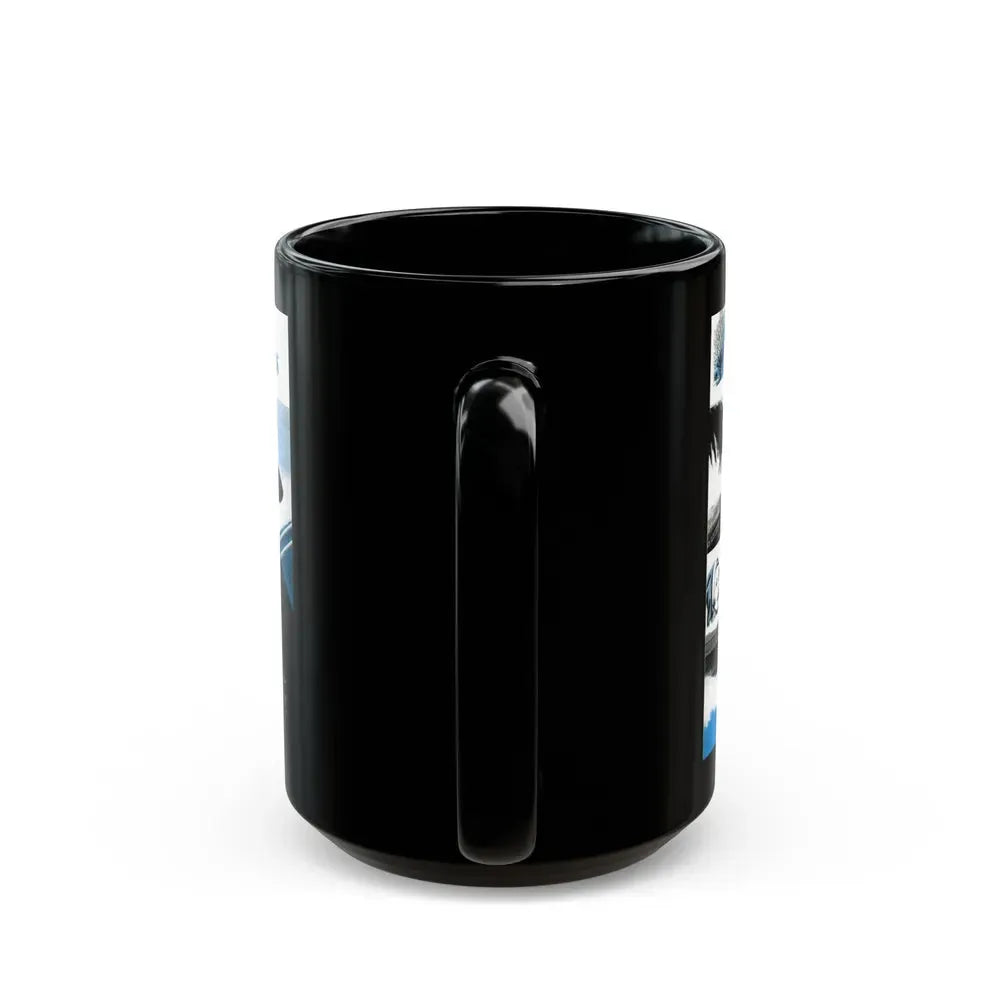 Gus Rescues Ten Little Angels, Popular Science, December 1952 - Black Coffee Mug - Go Mug Yourself