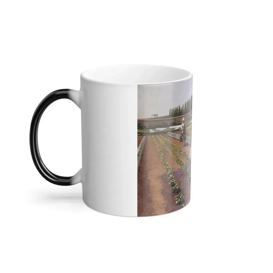 Gustave Caillebotte (1848-1894) The Gardeners - Oil on canvas 1875-1877 - Color Changing Mug 11oz - Go Mug Yourself