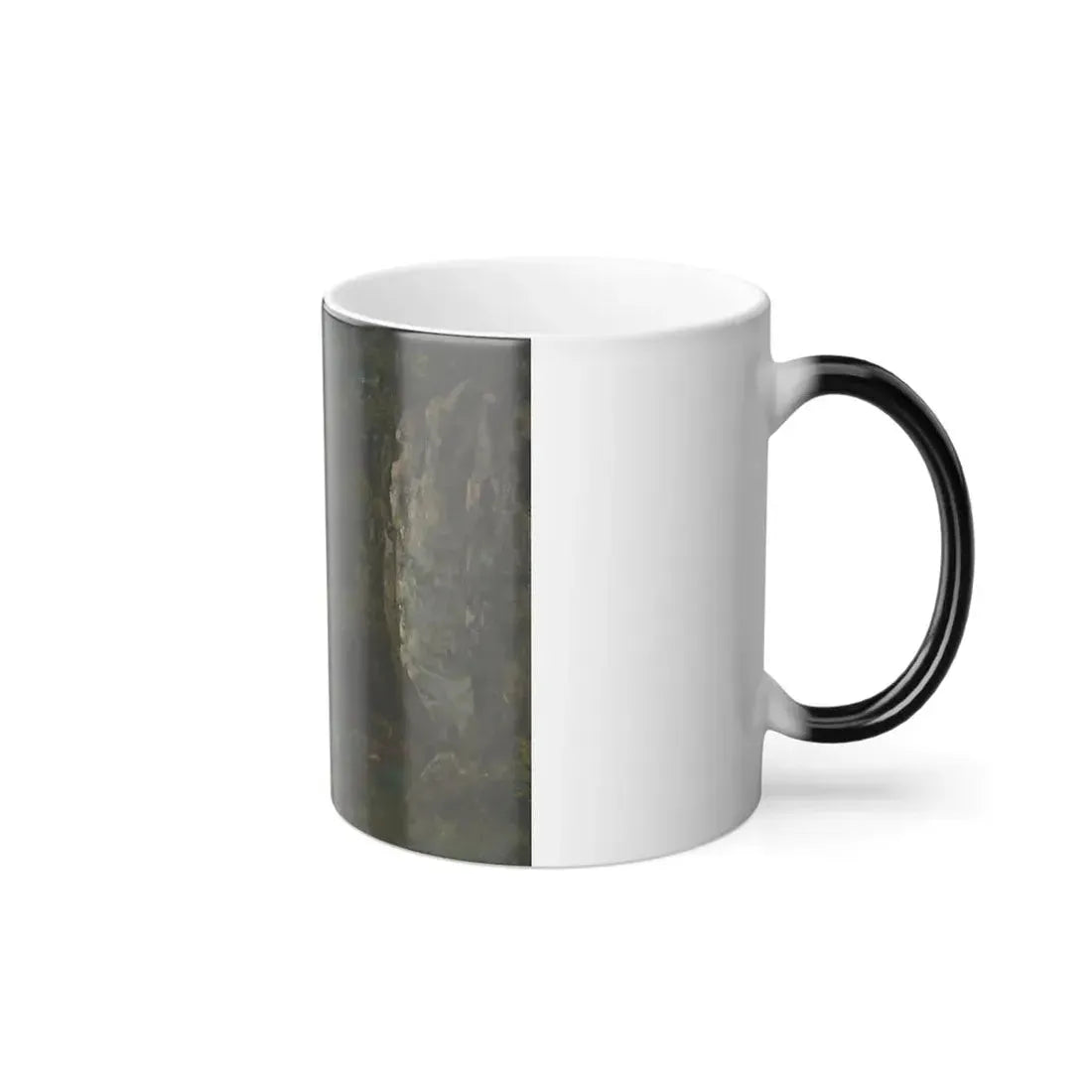 Gustave Courbet (1819-1877) Le Puits Noir (Les Gorges de la Loue) - oil on canvas - Color Changing Mug 11oz - Go Mug Yourself