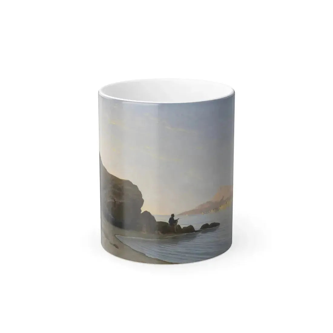 Gustave Paul Robinet (1845-1932) The Greek Coast - Color Changing Mug 11oz 11oz - Go Mug Yourself