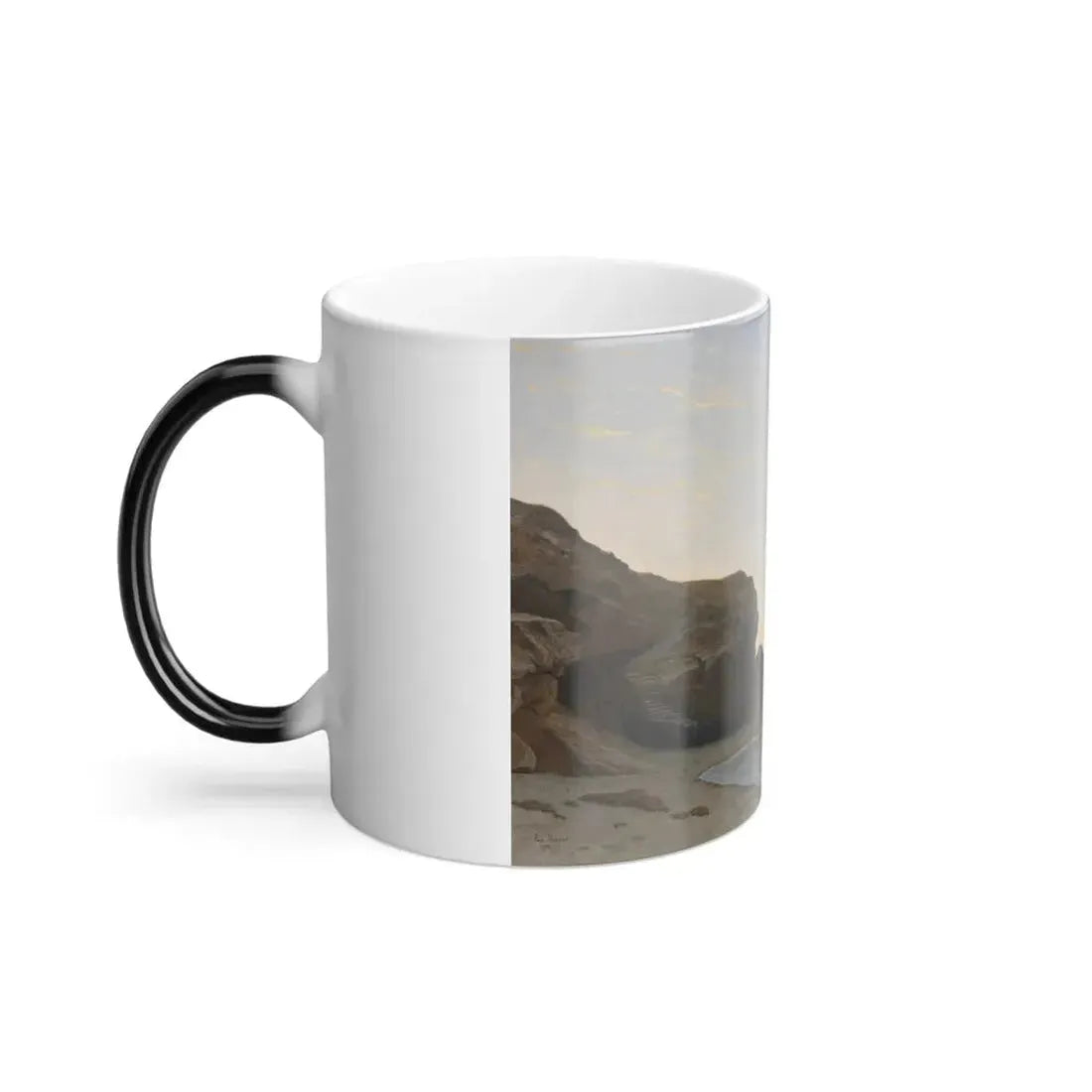 Gustave Paul Robinet (1845-1932) The Greek Coast - Color Changing Mug 11oz - Go Mug Yourself