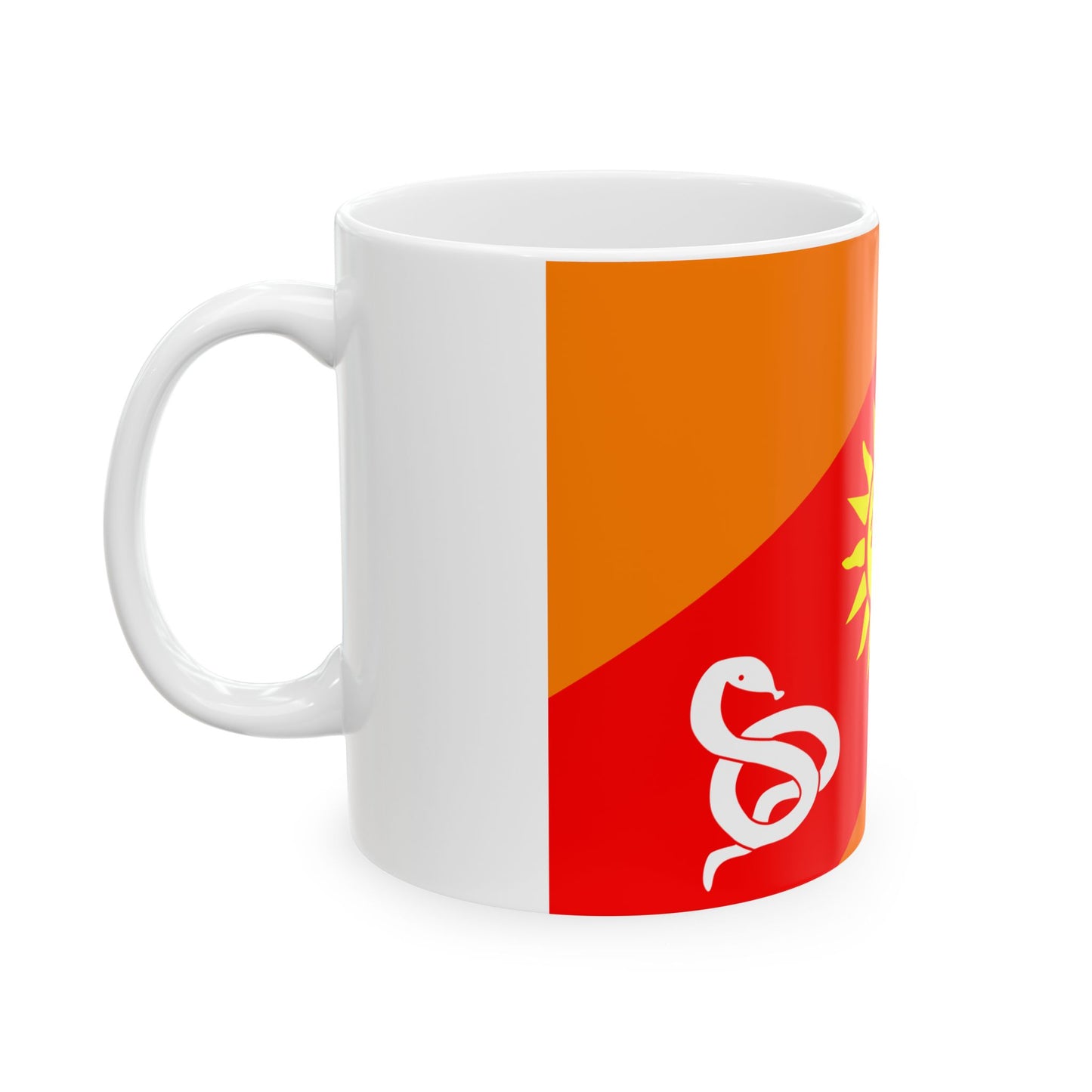 Gwalior Royal Flag (India) White Coffee Mug-Go Mug Yourself