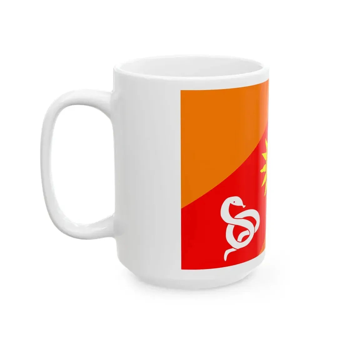 Gwalior Royal Flag (India) White Coffee Mug - Go Mug Yourself