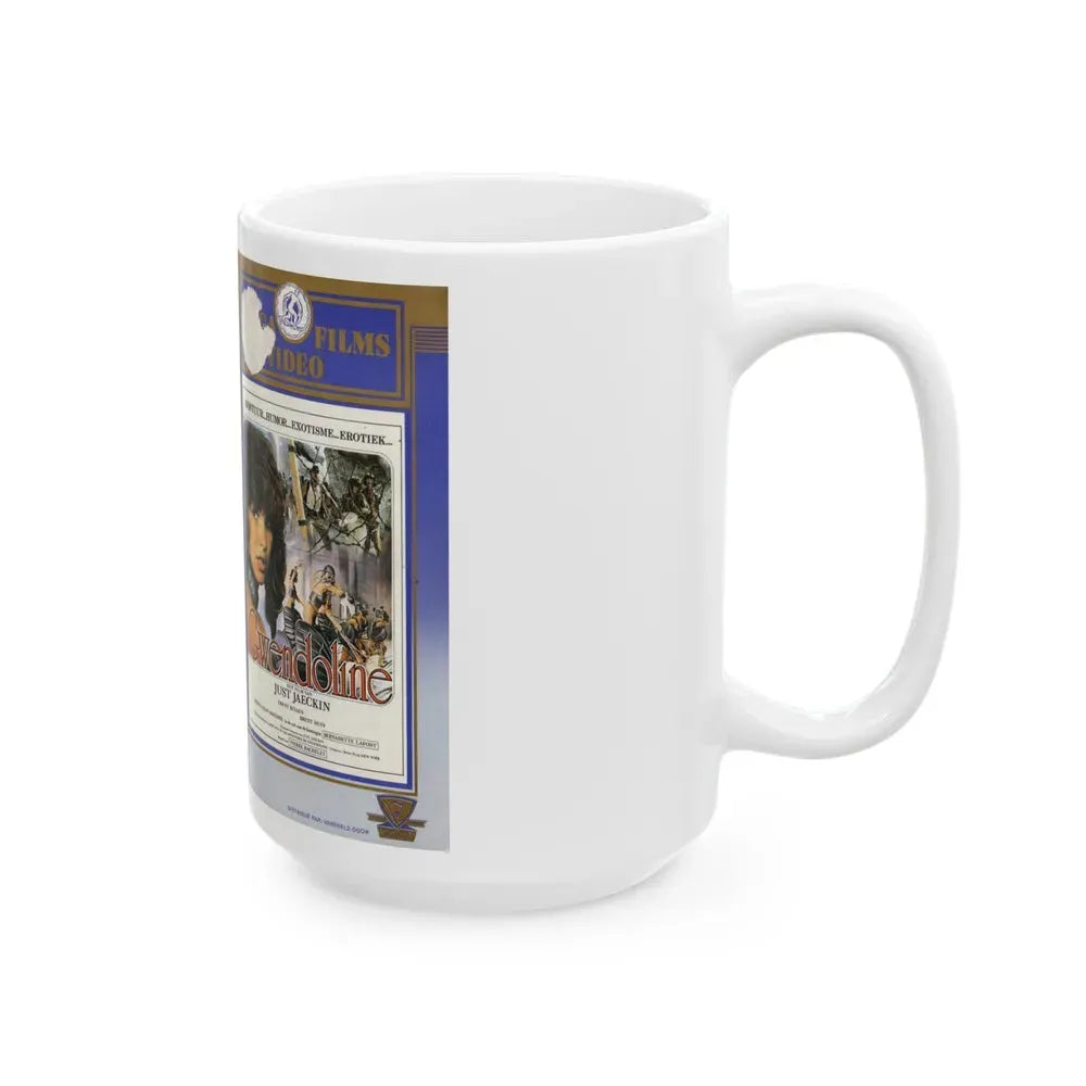 GWENDOLINE (VHS COVER) - White Coffee Mug - Go Mug Yourself