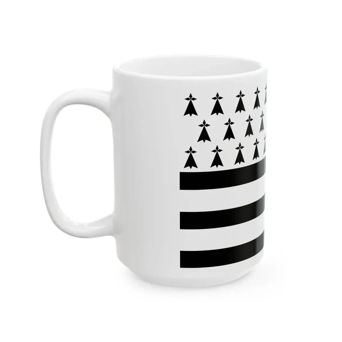 Gwenn ha du 14 mouchetures (Belgium) White Coffee Mug - Go Mug Yourself