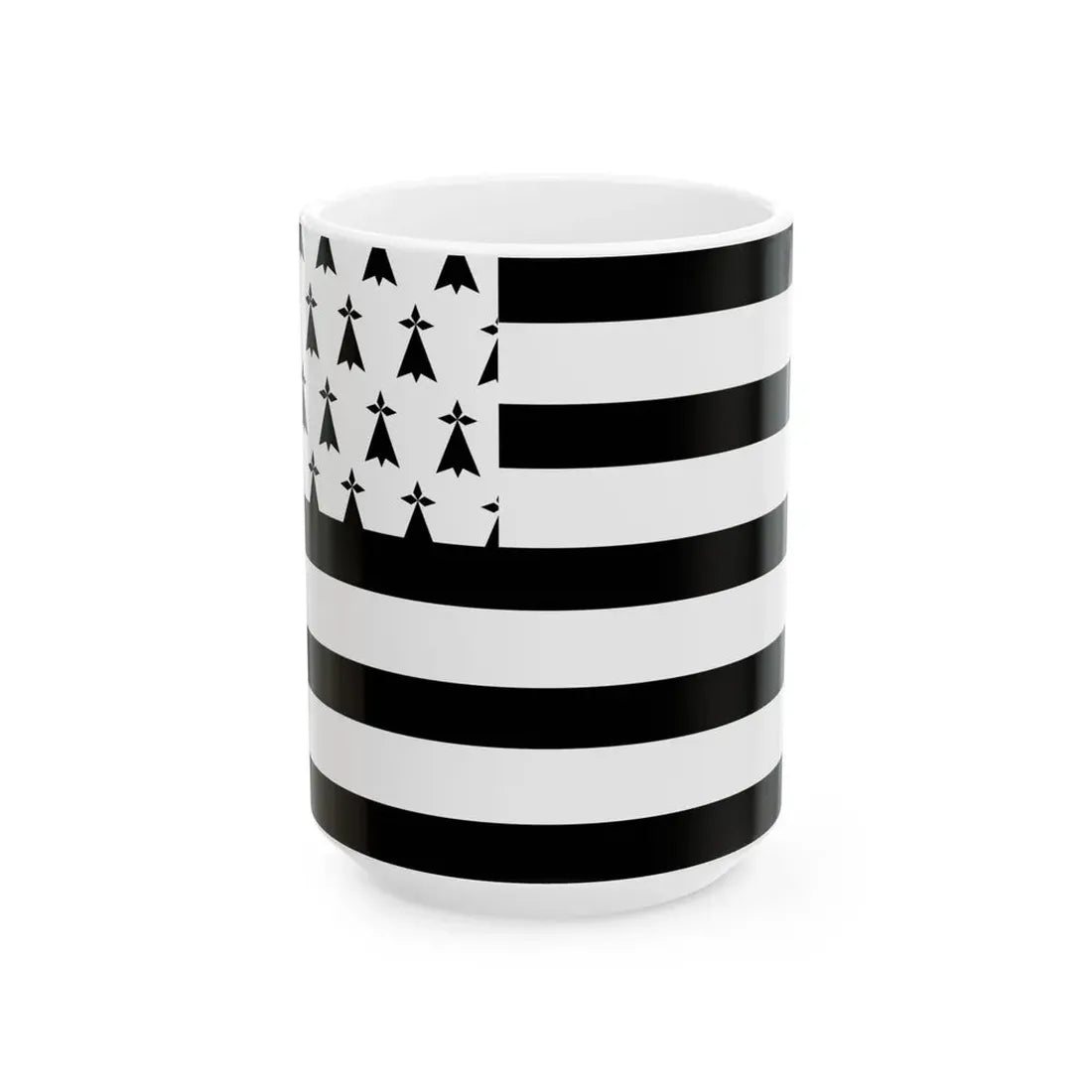 Gwenn ha Du 1923 (Belgium) White Coffee Mug 15oz - Go Mug Yourself