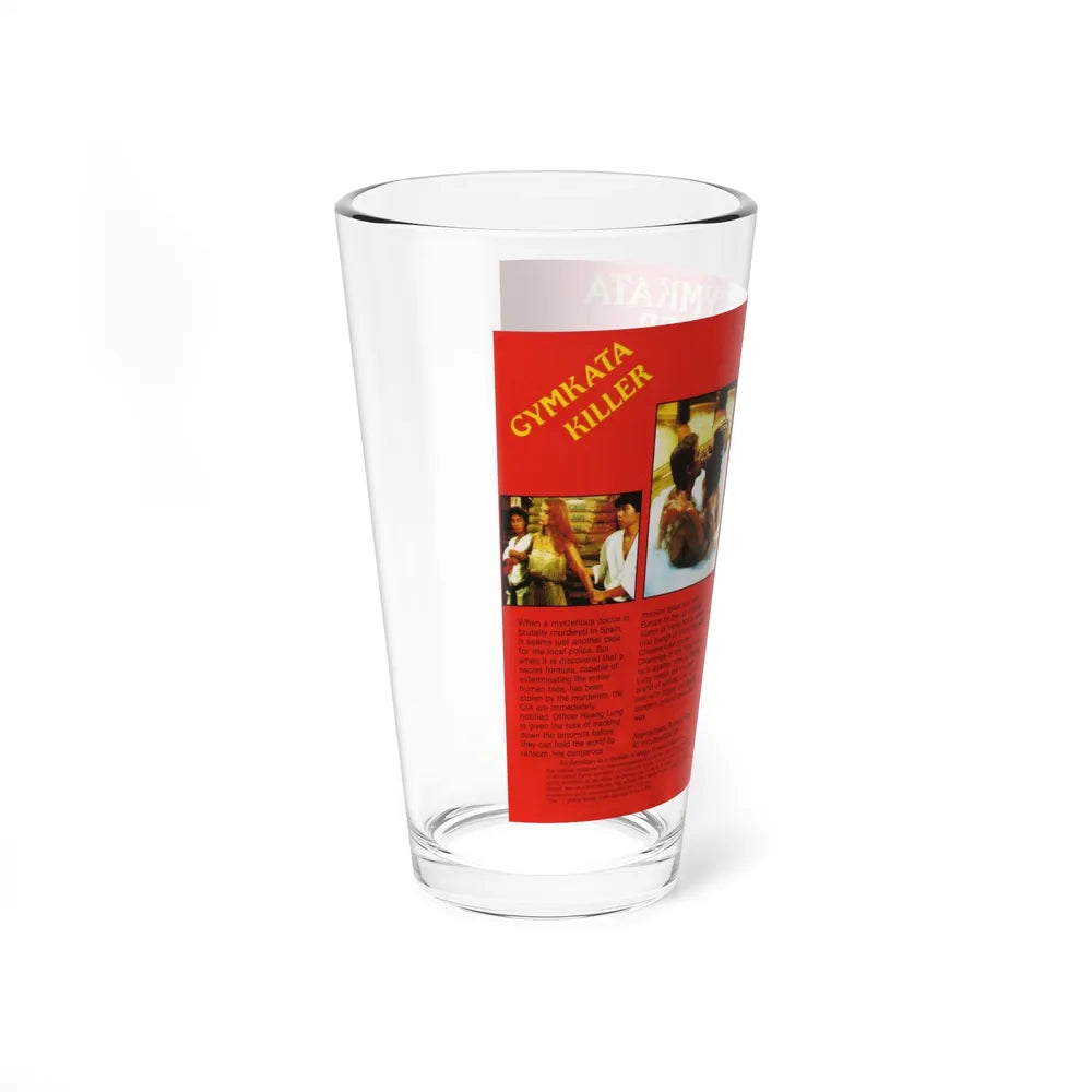GYMKATA KILLER (VHS COVER) Pint Glass 16oz - Go Mug Yourself