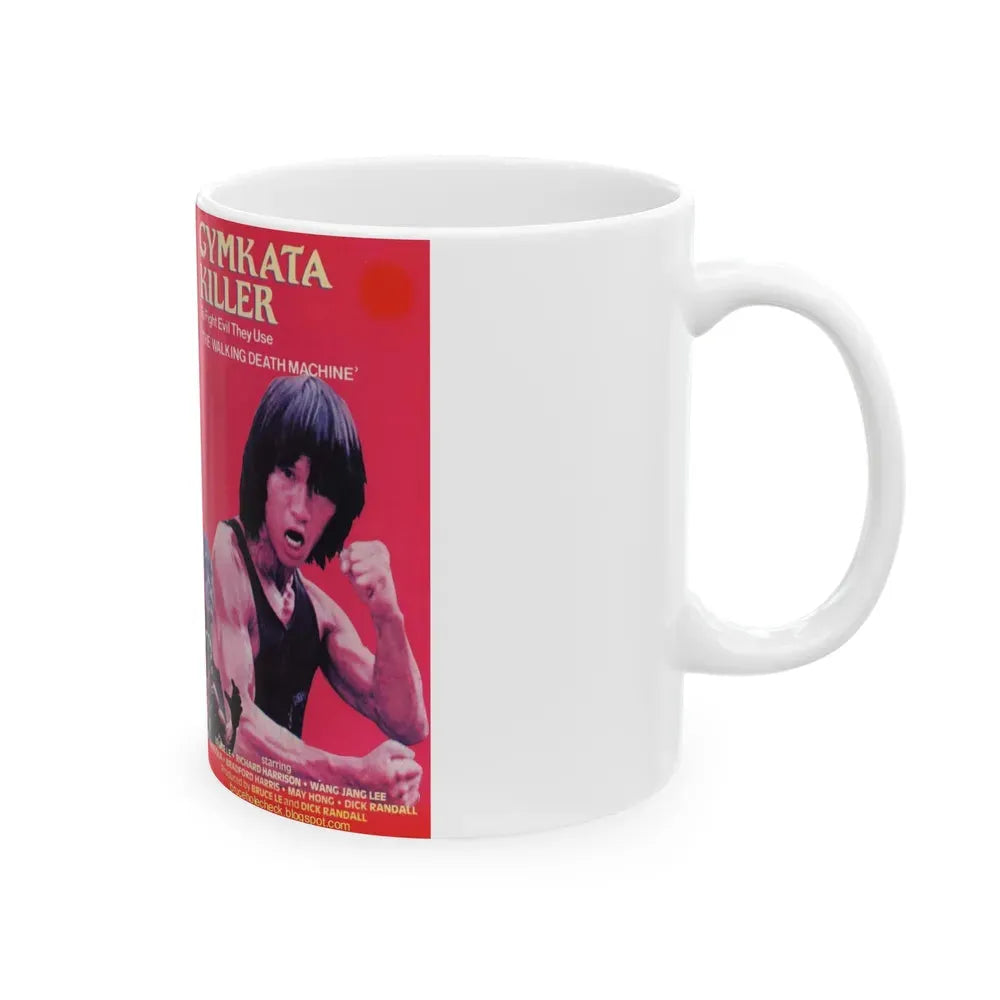 GYMKATA KILLER (VHS COVER) - White Coffee Mug - Go Mug Yourself