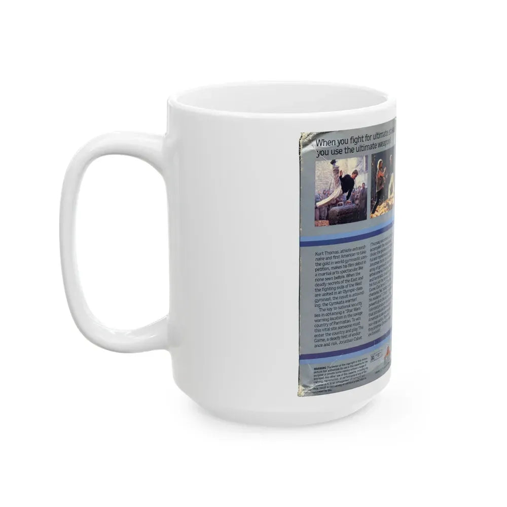 GYMKATA (VHS COVER) - White Coffee Mug - Go Mug Yourself