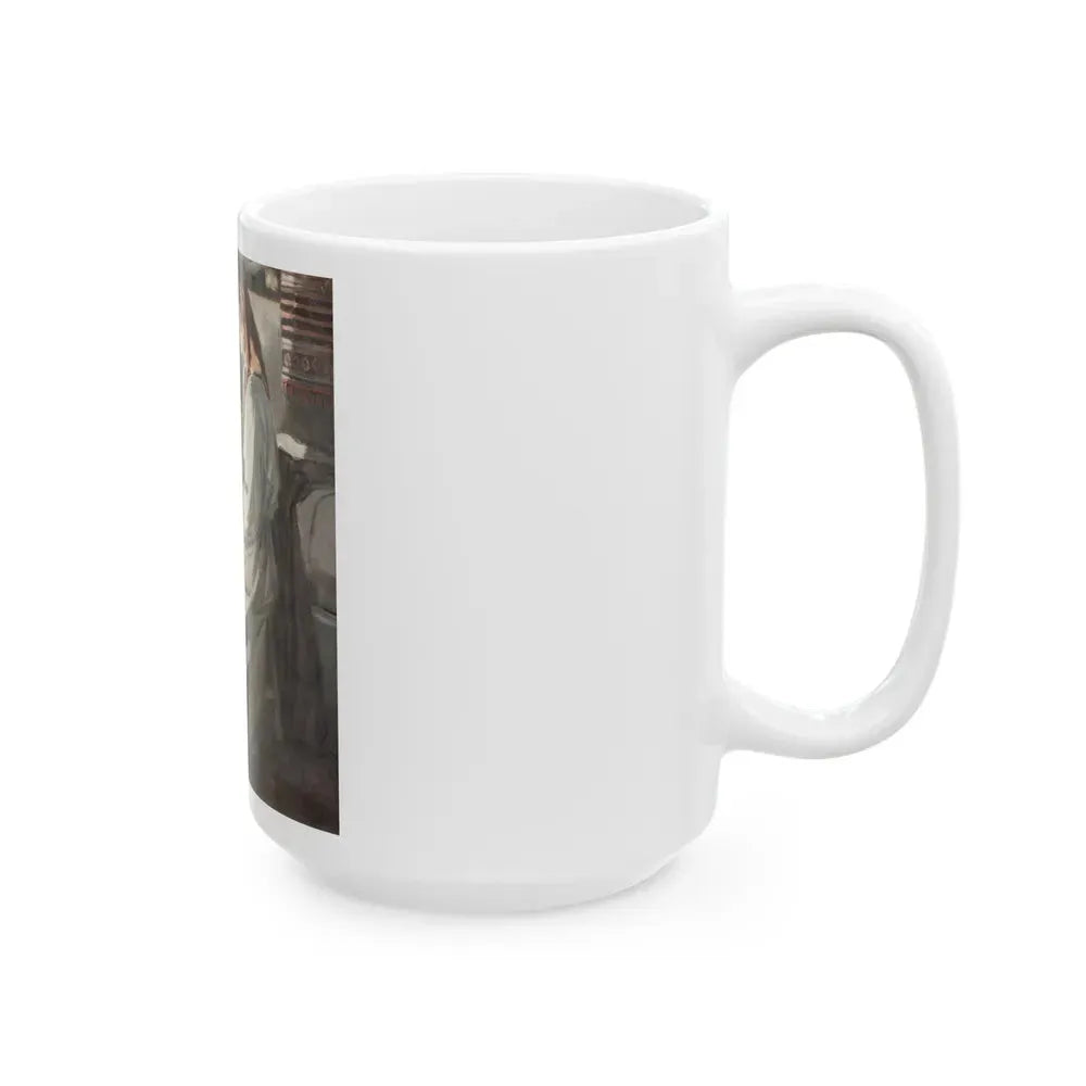 Gypsy with Injured Man - White Coffee Mug - Go Mug Yourself