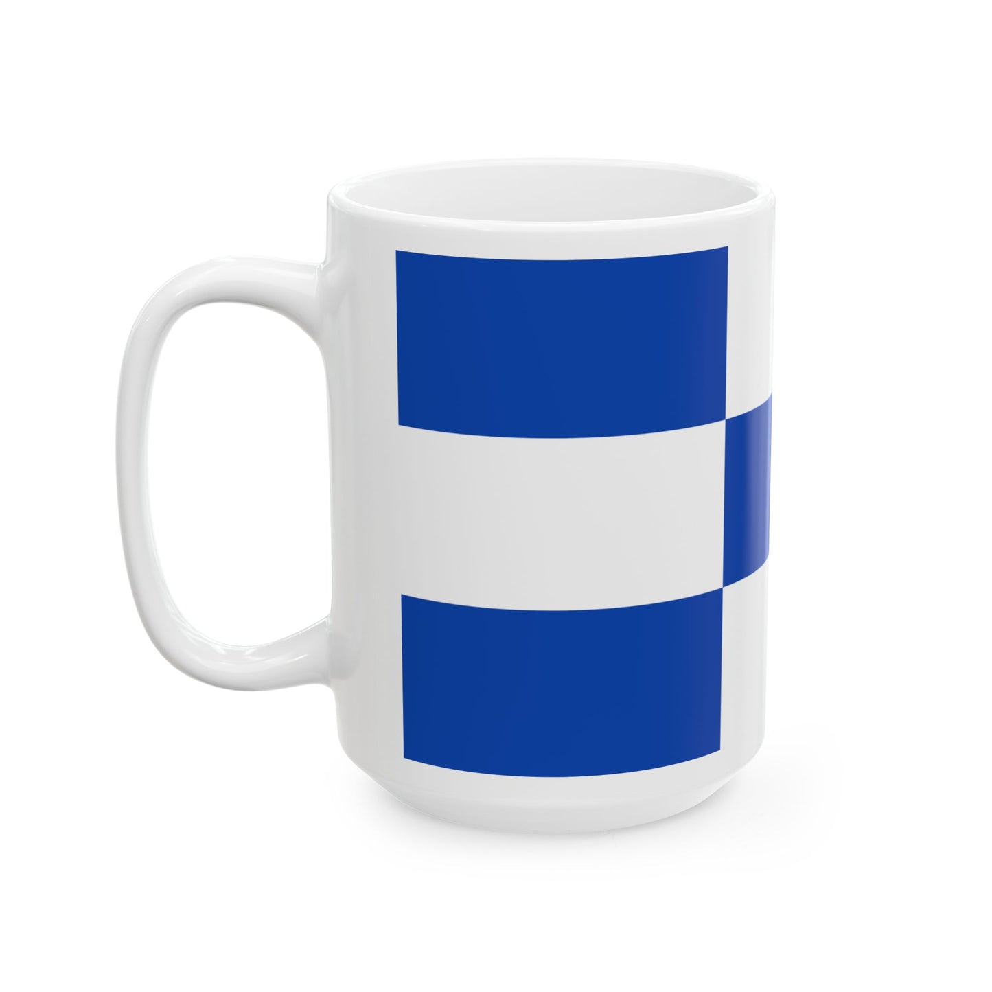 Haapsalu lipp (Estonia) White Coffee Mug-Go Mug Yourself