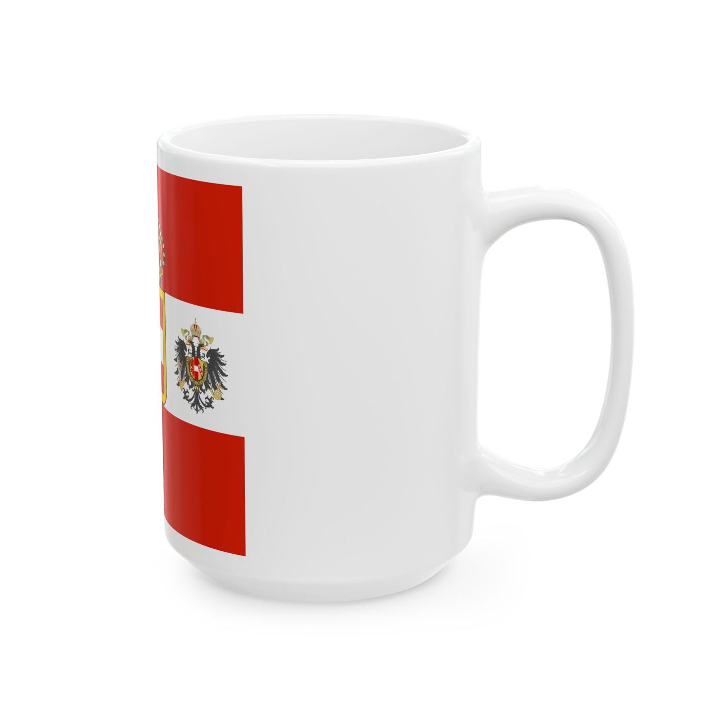 Habsburg Field Marshals Flag (Austria) White Coffee Mug-Go Mug Yourself