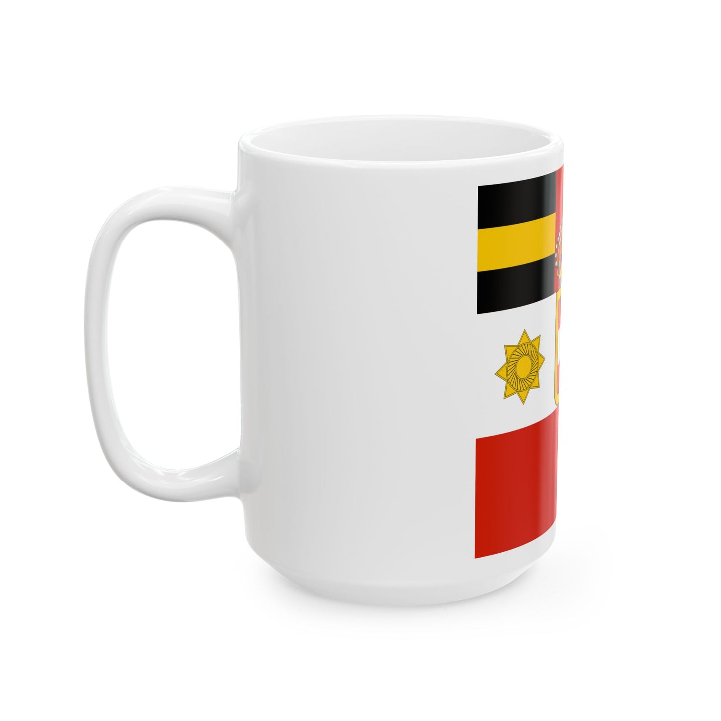 Habsburg Generals Flag (Austria) White Coffee Mug-Go Mug Yourself