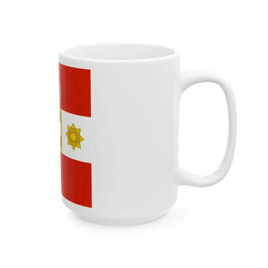 Habsburg Generals Flag (Austria) White Coffee Mug - Go Mug Yourself