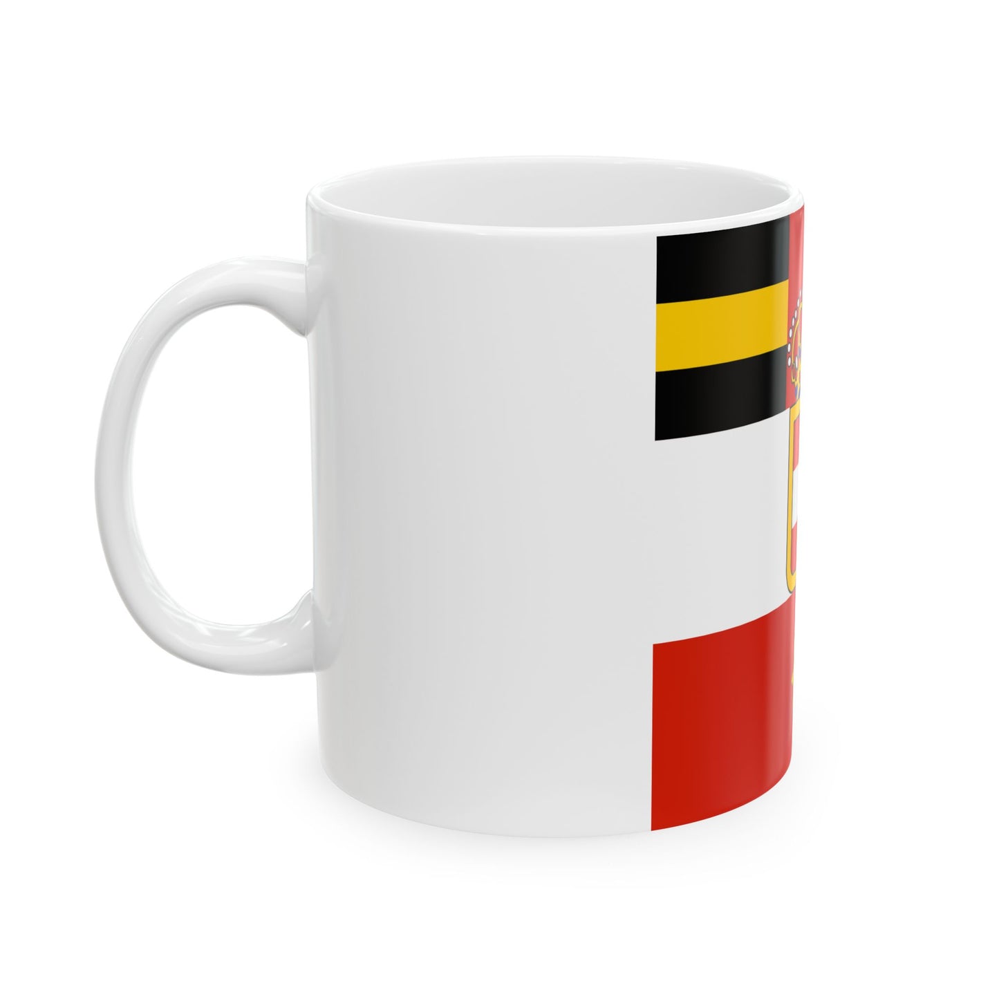 Habsburg Major Generals Flag (Austria) White Coffee Mug-Go Mug Yourself