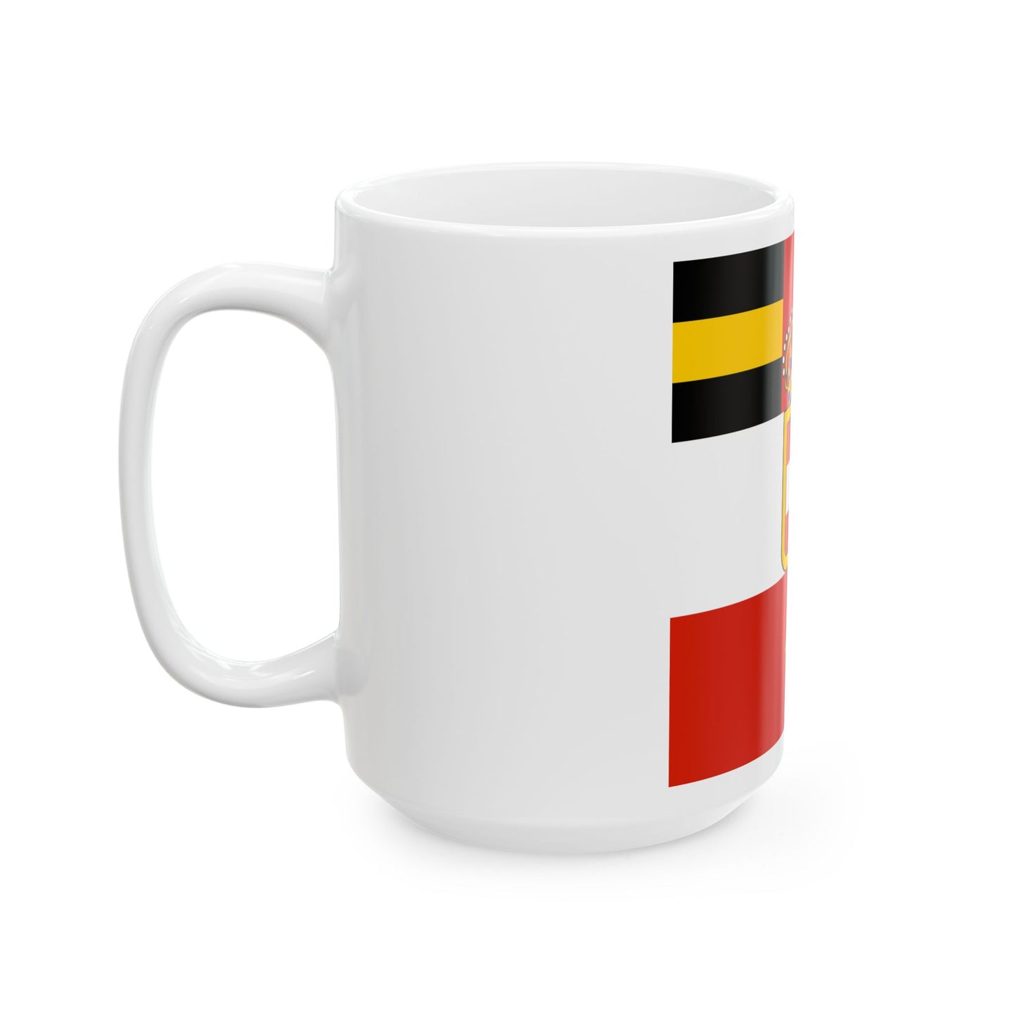 Habsburg Major Generals Flag (Austria) White Coffee Mug-Go Mug Yourself