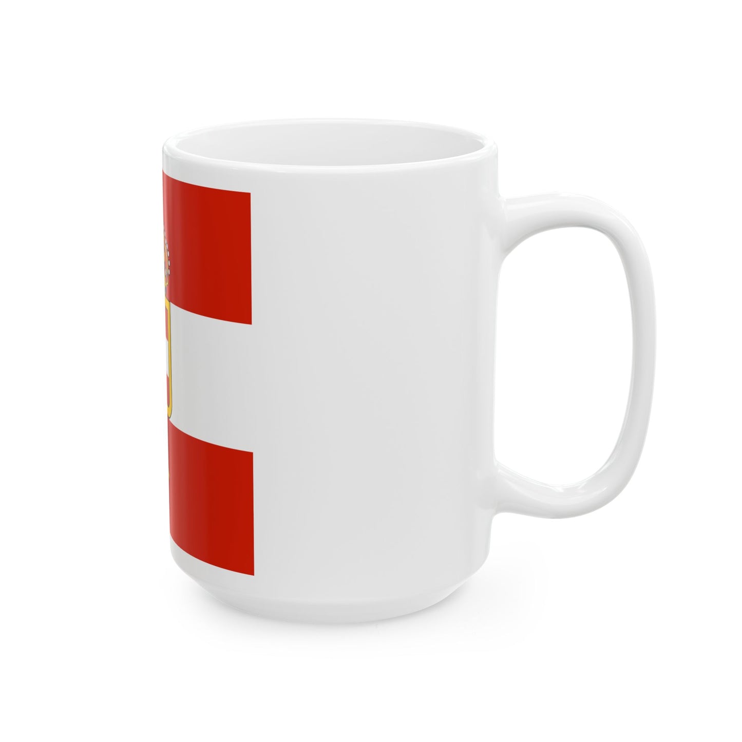 Habsburg Major Generals Flag (Austria) White Coffee Mug-Go Mug Yourself