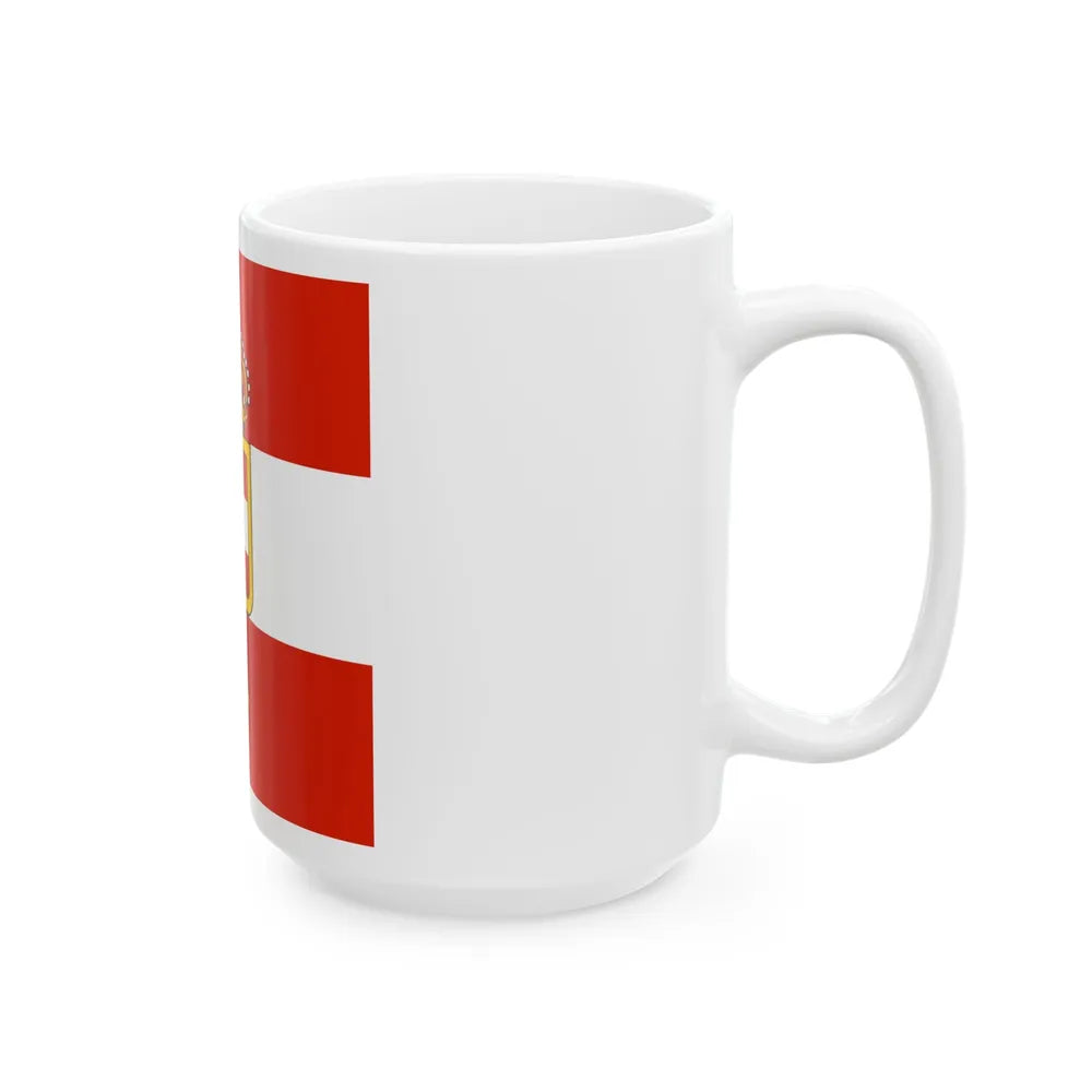 Habsburg Major Generals Flag (Austria) White Coffee Mug - Go Mug Yourself