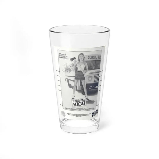 HACK'EM HIGH (CEMETERY HIGH) 1988 Movie Poster - Pint Glass 16oz 16oz - Go Mug Yourself