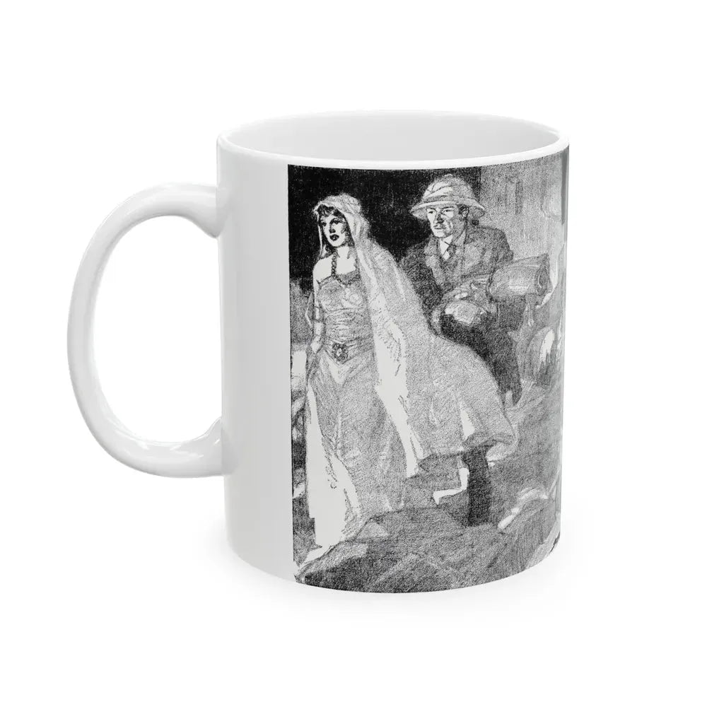 Hag Gold (1), Blue Book Magazine, May 1941 - White Coffee Mug - Go Mug Yourself