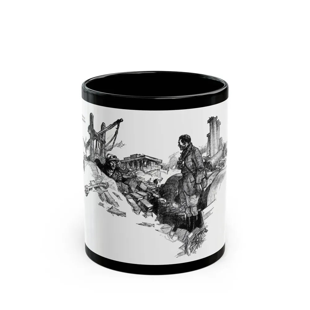 Hag Gold (2), Blue Book Magazine, May 1941 - Black Coffee Mug 11oz - Go Mug Yourself