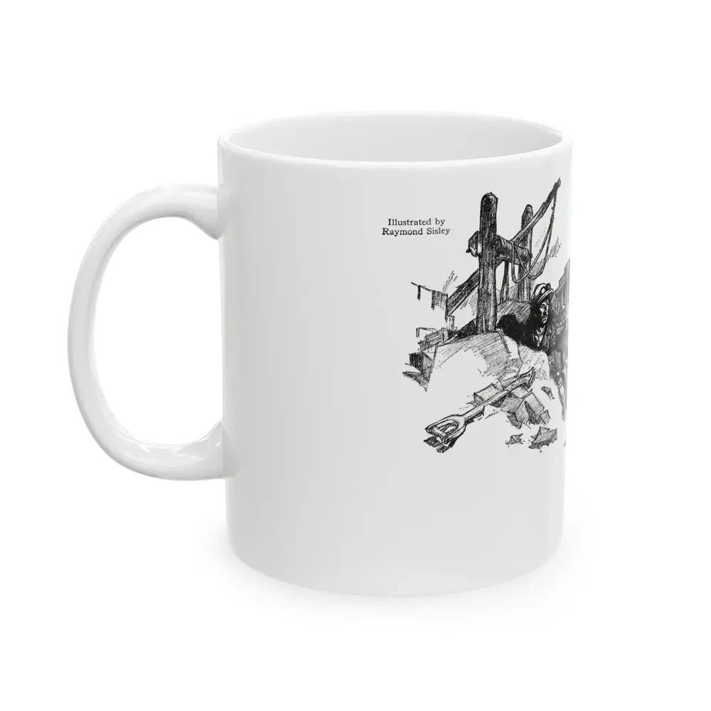 Hag Gold (2), Blue Book Magazine, May 1941 - White Coffee Mug - Go Mug Yourself