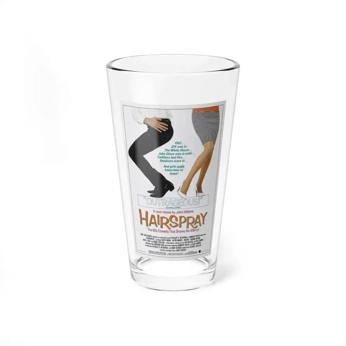 HAIRSPRAY 1988 Movie Poster - Pint Glass 16oz 16oz - Go Mug Yourself