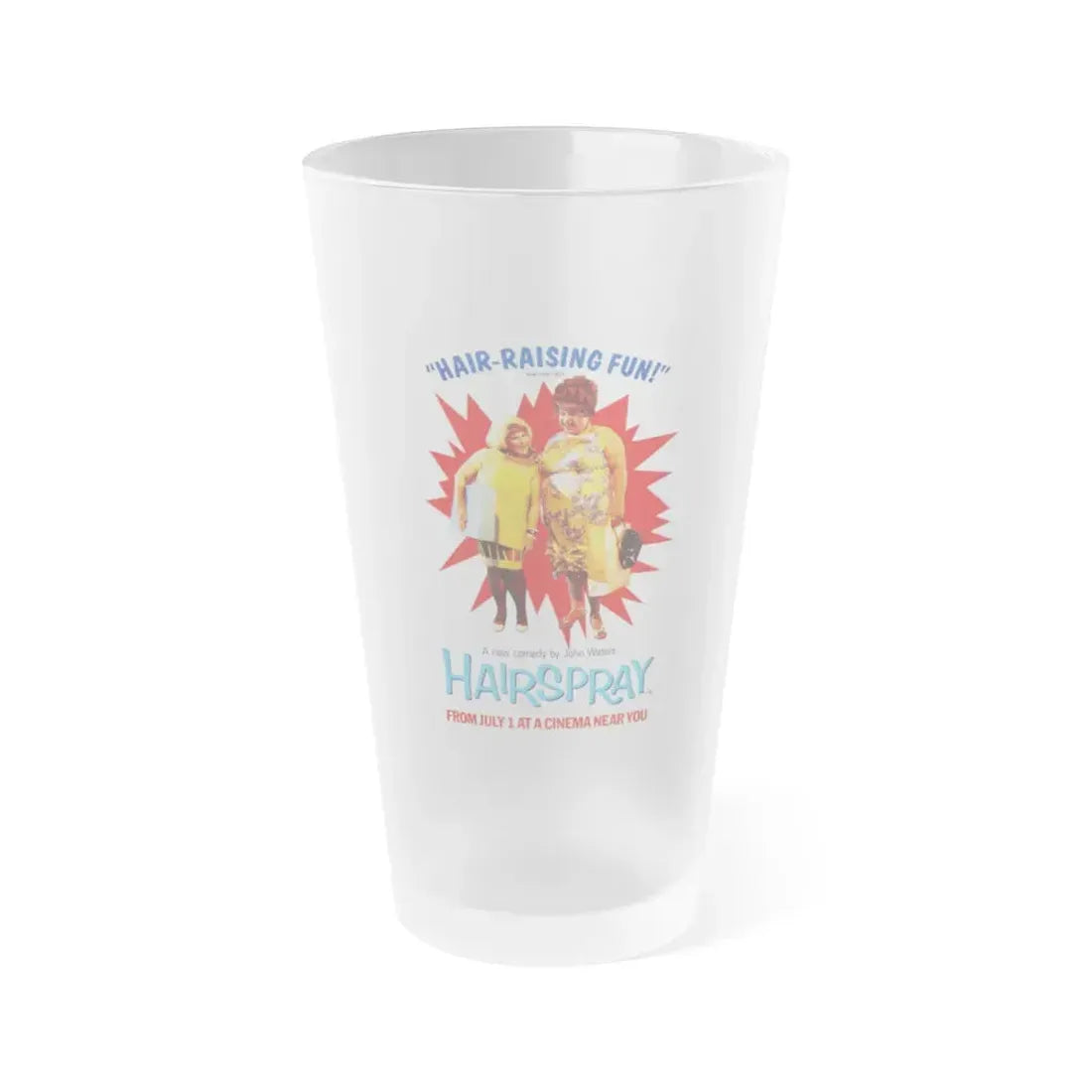 HAIRSPRAY (2) 1988 Movie Poster - Frosted Pint Glass 16oz 16oz Frosted - Go Mug Yourself