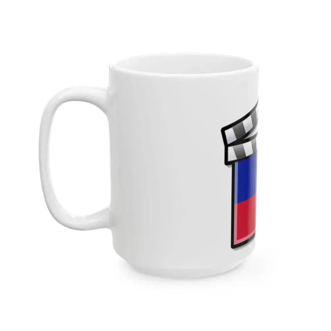 Haiti film clapperboard (Haiti) White Coffee Mug - Go Mug Yourself