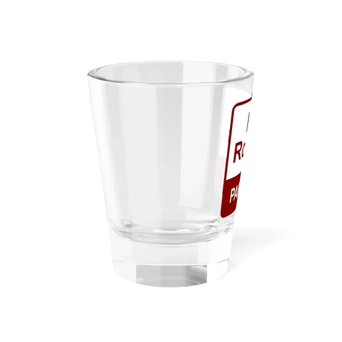 Hal Rogers Parkway maroon (Kentucky) (Road Sign) Shot Glass 1.5oz - Go Mug Yourself