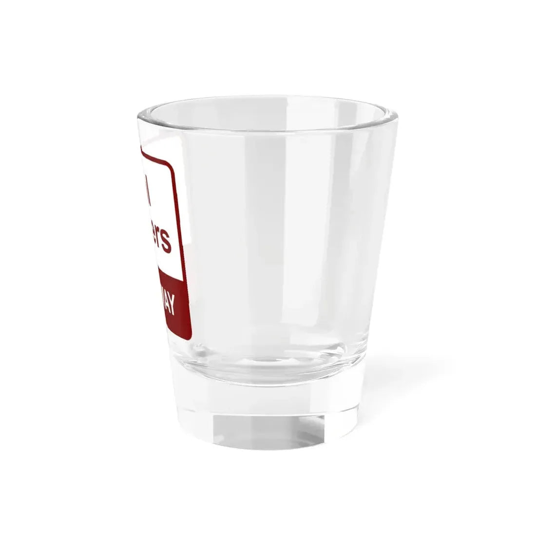 Hal Rogers Parkway maroon (Kentucky) (Road Sign) Shot Glass 1.5oz - Go Mug Yourself