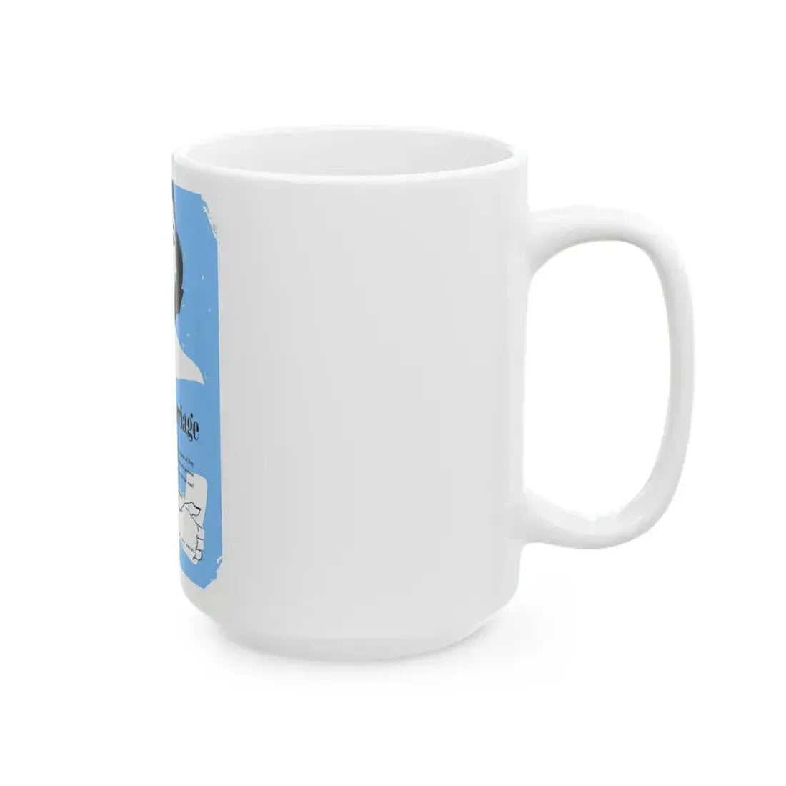 Half a Marriage (1), Redbook, November 1954 - White Coffee Mug - Go Mug Yourself