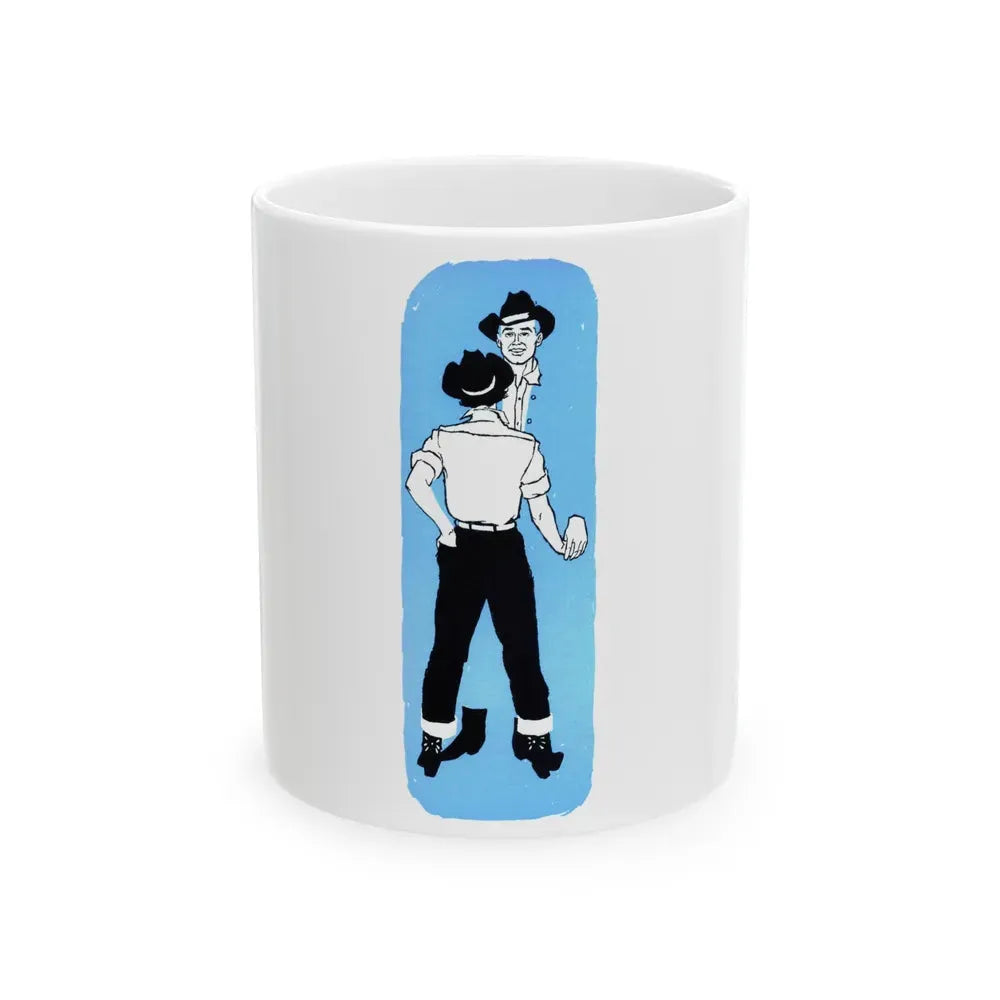 Half a Marriage (3), Redbook, November 1954 - White Coffee Mug 11oz - Go Mug Yourself