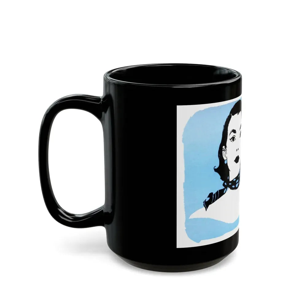 Half a Marriage (4), Redbook, November 1954 - Black Coffee Mug - Go Mug Yourself