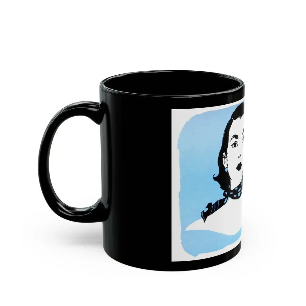 Half a Marriage (4), Redbook, November 1954 - Black Coffee Mug - Go Mug Yourself