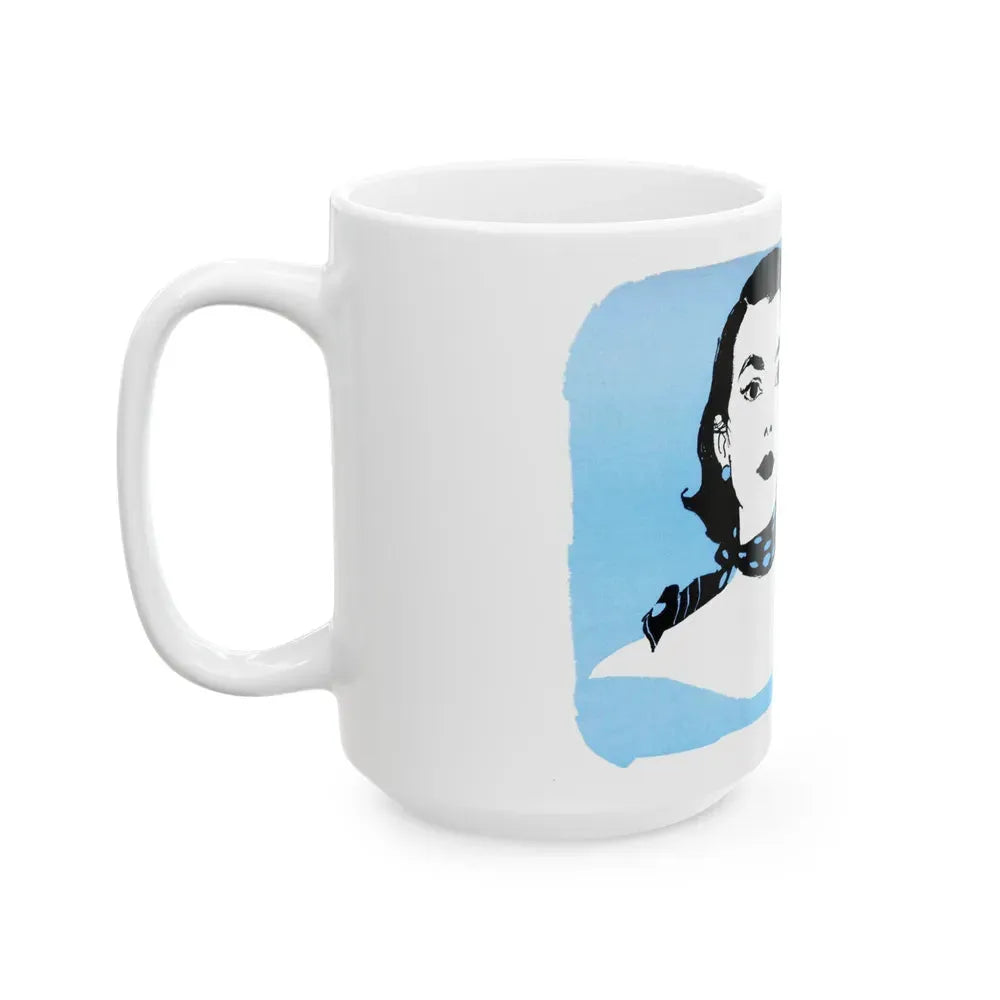 Half a Marriage (4), Redbook, November 1954 - White Coffee Mug - Go Mug Yourself