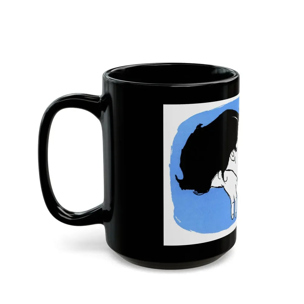 Half a Marriage (5), Redbook, November 1954 - Black Coffee Mug - Go Mug Yourself