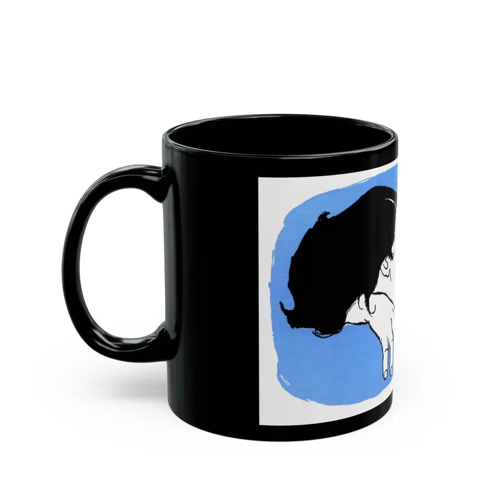 Half a Marriage (5), Redbook, November 1954 - Black Coffee Mug - Go Mug Yourself